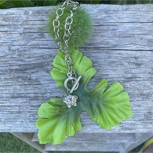 Upcycled/Repurposed Silver Versace Madusa Charm Pendant Bracelet. EUC!